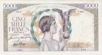 Francia 5000 Francs - Victory - 10-07-1941 - Serial F.601 - P.97