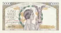 Francia 5000 Francs - Victory - 11-02-1943 - Serial D.1170