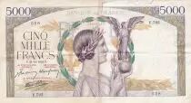 Francia 5000 Francs - Victory - 26-12-1941 - Serial U.795 - P.97