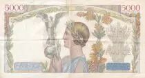 Francia 5000 Francs - Victory - 26-12-1941 - Serial U.795 - P.97