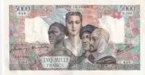 Francia 5000 Francs France and colonies - 07-06-1945 Serial D.683 - VF+