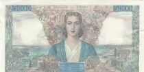 Francia 5000 Francs France and colonies - 16-08-1945 Serial X.683 - XF