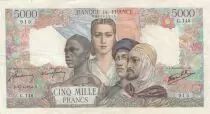 Francia 5000 Francs France and colonies - 27-04-1944 Serial G.148 - VF