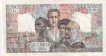 Francia 5000 Francs France and colonies - 31-05-1945 Serial R.660 - VF