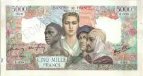 Francia 5000 Francs France and colonies - Specimen