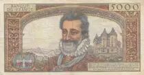 Francia 5000 Francs Henri IV - 05-12-1957 - Serial D.29