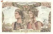 Francia 5000 Francs Sea and Countryside - 01-02-1951 - Serial T.46 - F.48.03