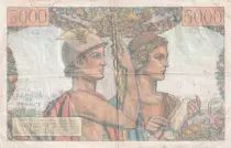 Francia 5000 Francs Sea and Countryside - 05-04-1951 - Serial N.65 - F.48.04