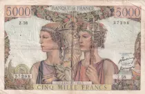Francia 5000 Francs Sea and Countryside - 05-04-1951 - Serial Z.58 - F.48.04