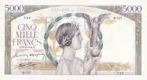 Francia 5000 Francs Victory -  30-10-1941 - Serial M.727