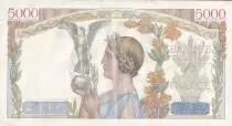 Francia 5000 Francs Victory - 10-12-1942 Serial D.924