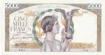 Francia 5000 Francs Victory - 10-12-1942 Serial L.1120