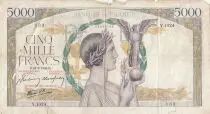 Francia 5000 Francs Victory - 24-09-1942 - Serial Y.1024