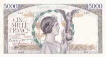 Francia 5000 Francs Victory- 20-07-1939 - Serial Q.237