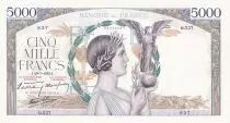 Francia 5000 Francs Victory- 20-07-1939 - Serial Q.237