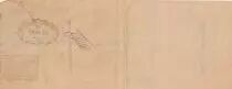 Francia 75 francs - Bank cheque receipt - Villeneuve les B&eacute;ziers -30-07-1930