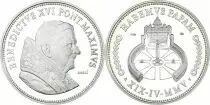 Francia Benoit XVI - Habemus Papam - 2005 - Silver