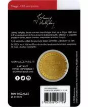 Francia BLISTER JOHNNY HALLYDAY (RAIN) - MEDAL 2020 BY LA MONNAIE DE PARIS