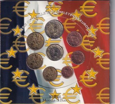 Francia BU Set - 1 cent to 2 euros - 2004