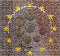Francia BU Set 8 coins - 2001 in Euros
