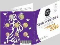 Francia BU.2015 Complete serial of Euro 2015 - BU