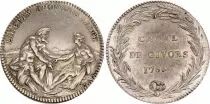 Francia Canal de Givors - 1784  - Silver