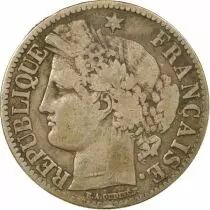 Francia Ceres - 2 Silver Franc, IIIrd Republic - 1871 A Paris