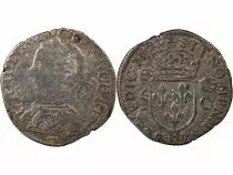 Francia CHARLES IX - 1/2 TESTON 2nd TYPE 1565 H LA ROCHELLE