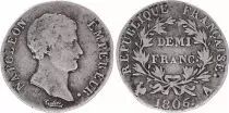Francia Demi Franc Napol�on I - 1806 A Paris