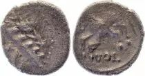 Francia Denar,  Allobroges - Galoping horse - Sword / VOL (-90-60) - Silver - F to VF