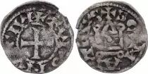 Francia Denier, Abbaye de Saint-Martin - Tours - 1150-1200 - Argent