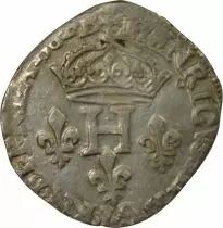 Francia Double sol parisis - Henri II - 1582 N Montpellier