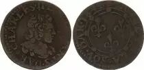Francia Double tournois - Charles de Gonzague - Ardennes - 1642