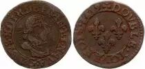 Francia Double tournois - Louis XIII - 1619 G Poitiers