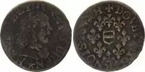 Francia Double tournois - Maximilien de B�thune - Duc de Berry - 1642