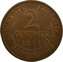 Francia Dupuis - 2 Cents 1911