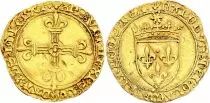 Francia Ecu d\'Or au Soleil, Charles VIII (1483-1498) - VF - Gold - St L�