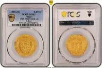 Francia Ecu d\'or Charles VI -  1380-1422 - Saint-L&ocirc; - PCGS MS63