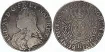 Francia Ecu Louis XV arms of France with sprays - 1728 R ORLEANS