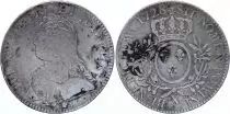 Francia Ecu Louis XV arms of France with sprays - 1728 X AMIENS