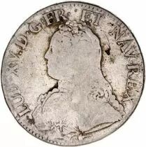 Francia Ecu Louis XV arms of France with sprays - 1730 X Amiens
