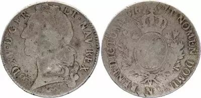 Francia Ecu Louis XV au bandeau - 1767 - Montpellier (N)