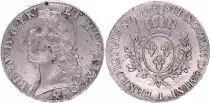 Francia Ecu Louis XV with headband - 1768 L