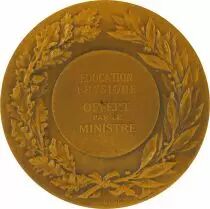 Francia Education Physique - Bronze vers 1930 - Par Morlon