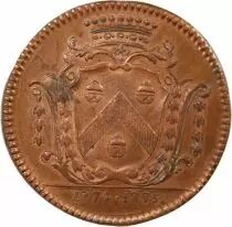 Francia Faculty of Medicine of Paris, J.L. Alleaume - Copper Token - 1775