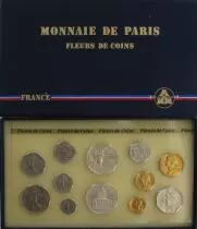 Francia FDC.1986 Monnaie de Paris Uncirculated set 1986