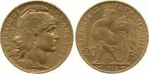 Francia Francia 20 Francs Marian - Rooster 1903