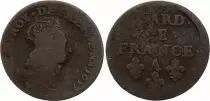 Francia Liard de France au buste juv&eacute;nile - 1657 A Corbeil