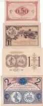 Francia Lot 4 Billets de Chambre de Commerce de Paris
