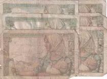 Francia Lot of 6x10 Francs Miner - 1942 to 1944 - 5 issuing date - G to aF
